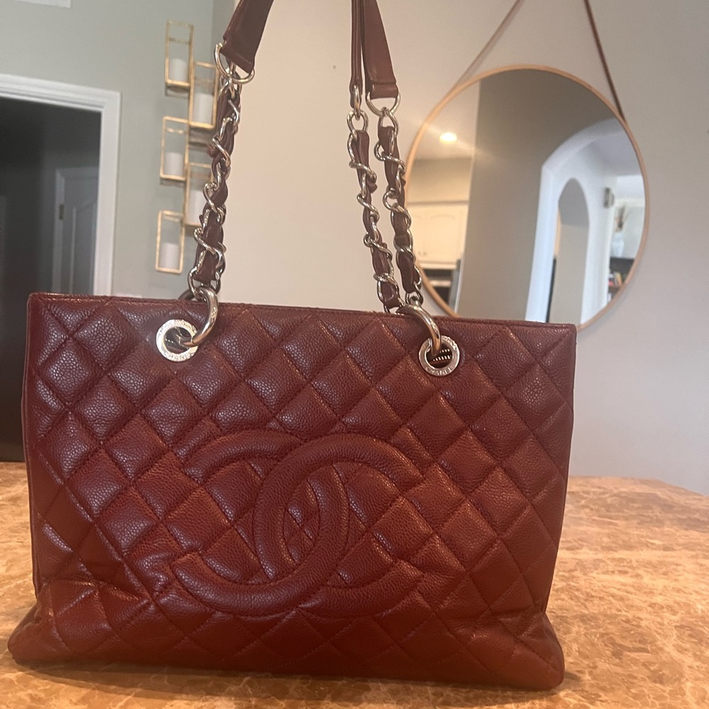 Chanel Caviar Quilted Grand Shopping Tote GST